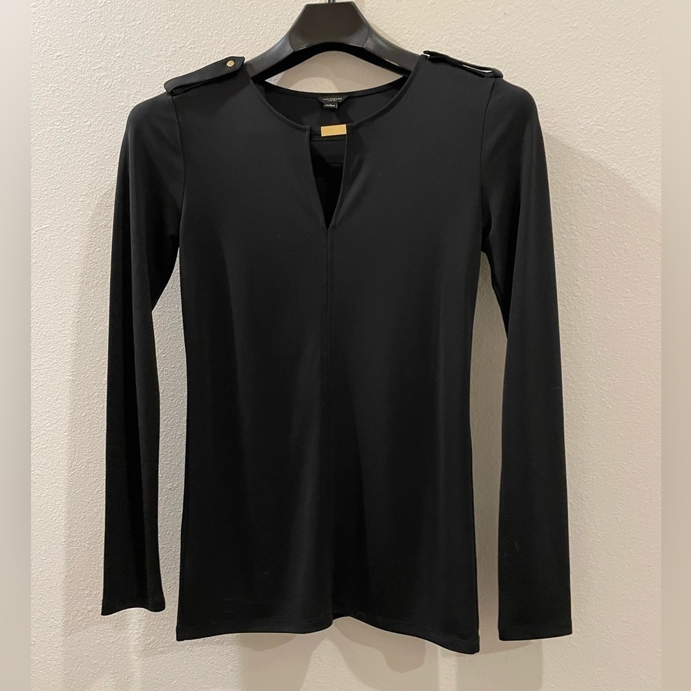 Ann Taylor - Black Blouse